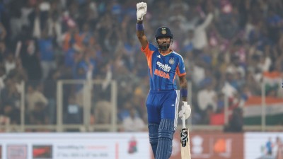 Hardik Pandya scored a 16-ball fifty in fifth T20I at Ahmedabad