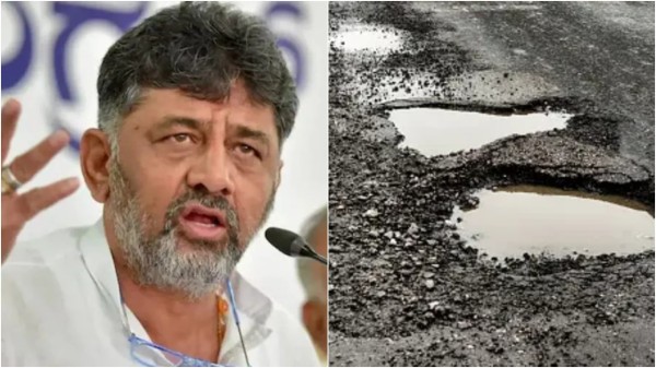 DK Shivakumar called the criticism of Bengaluru’s potholes 'politically driven'.