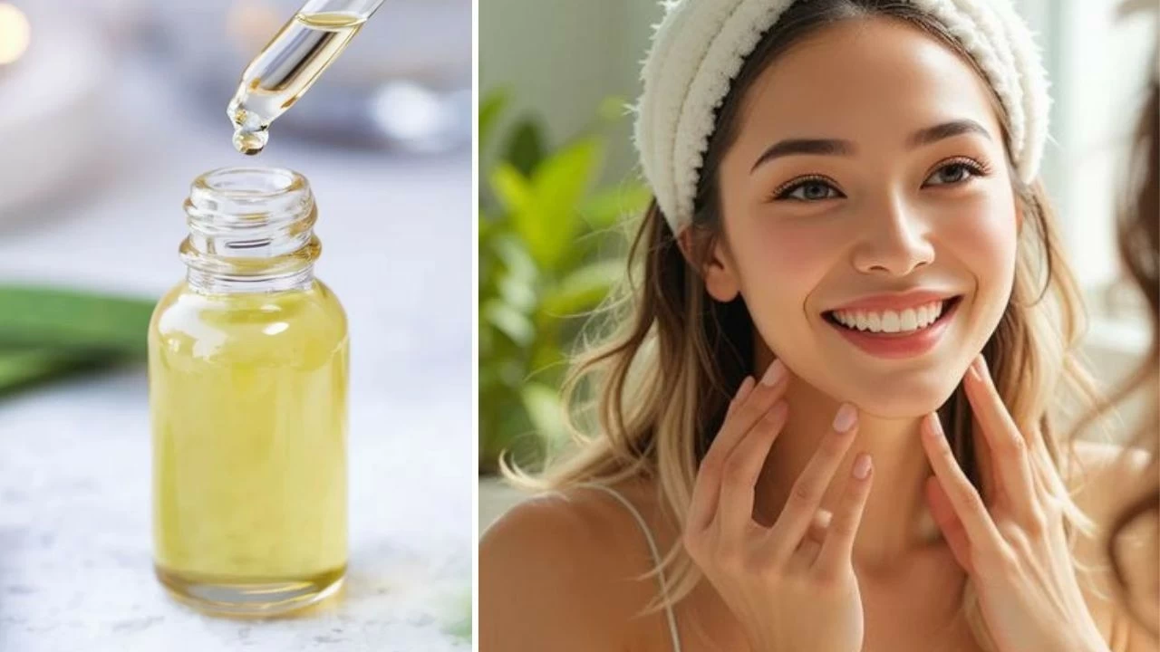 Homemade winter glow serum for soft, hydrated skin overnight (Picture credit: Pinterest)