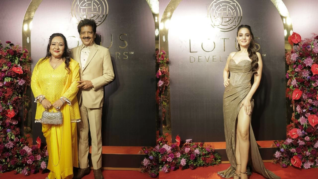 Udit Narayan, along with his wife Deepa Narayan