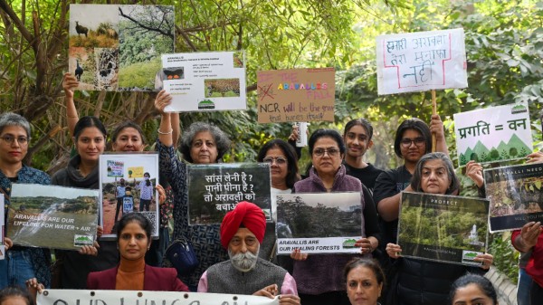 Now, only time can tell what Aravalli's fate has in store, after protecting India's ecology for all these years. (Photo credit: Parveen Kumar/HT via Getty Images) 