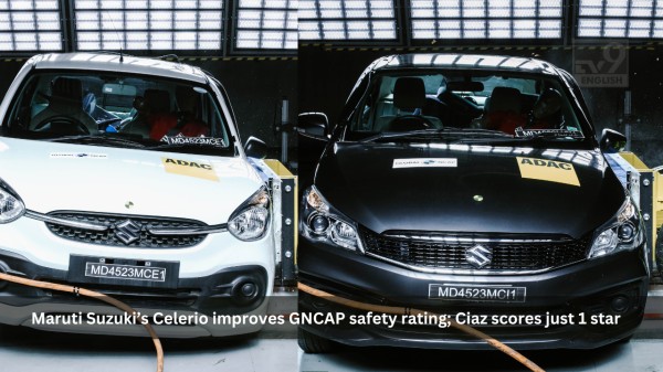 Maruti Suzuki’s Celerio improves GNCAP safety rating; Ciaz scores just 1 star