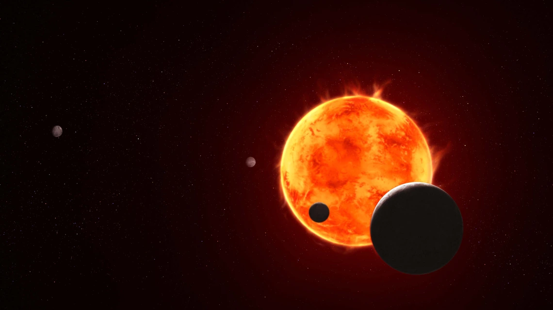 Illustration of Trappist-1 e. 