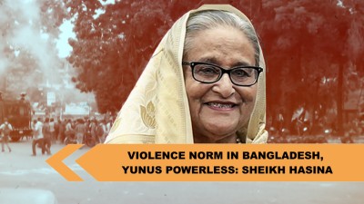 Sheikh Hasina condemns Yunus Government over rising extremism and instability