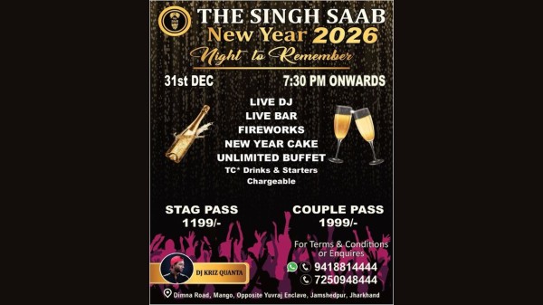 Jamshedpur plans to welcome 2026 with bonfires, open-air gigs and jamming nights