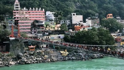 Pilgrim priests and locals in Rishikesh have opposed the government’s decision to name the new bridge “Bajrang Setu."