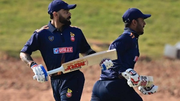 Virat Kohli smashed a century in VHT.