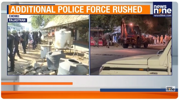 Violence Erupts After Stone Removal Near Mosque in Chomu, Rajasthan