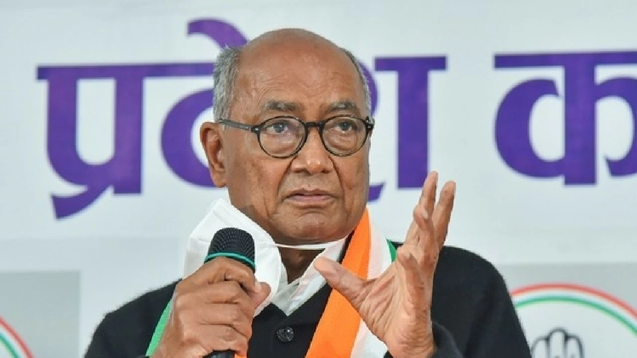 The BJP took a potshot at Rahul Gandhi over Digvijaya Singh's social media post 