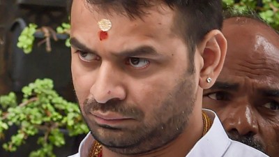 Janshakti Janata Dal leader Tej Pratap Yadav 