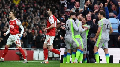 Arsenal reclaim top spot in the Premier League from Manchester City.