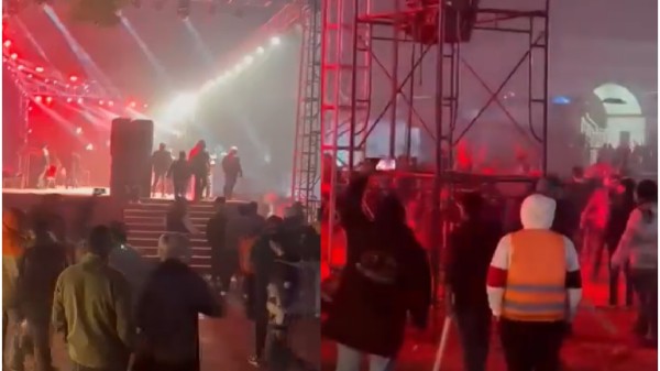 The concert was scheduled to take place at 9:00 pm on Friday