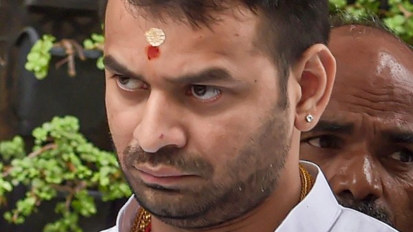 Janshakti Janata Dal leader Tej Pratap Yadav 