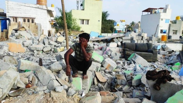 Affected residents took to the streets staging protests