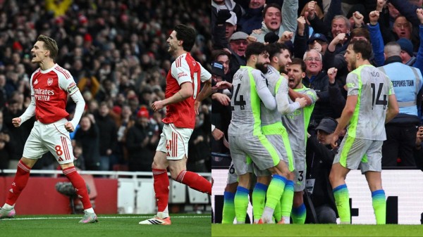 Arsenal reclaim top spot in the Premier League from Manchester City.