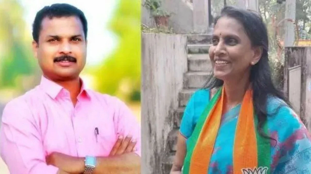 VK Prashanth(Left) & R Sreelekha (Right)