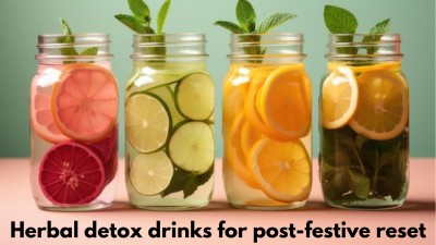 Refresh your body with these herbal detox drinks after New Year 2026 celebration

