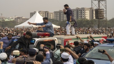 On Saturday, activists, mainly from Inqilab Moncho, blocked roads and staged sit-ins in Dhaka, Sylhet, Chattogram and Kushtia, demanding justice for Hadi.