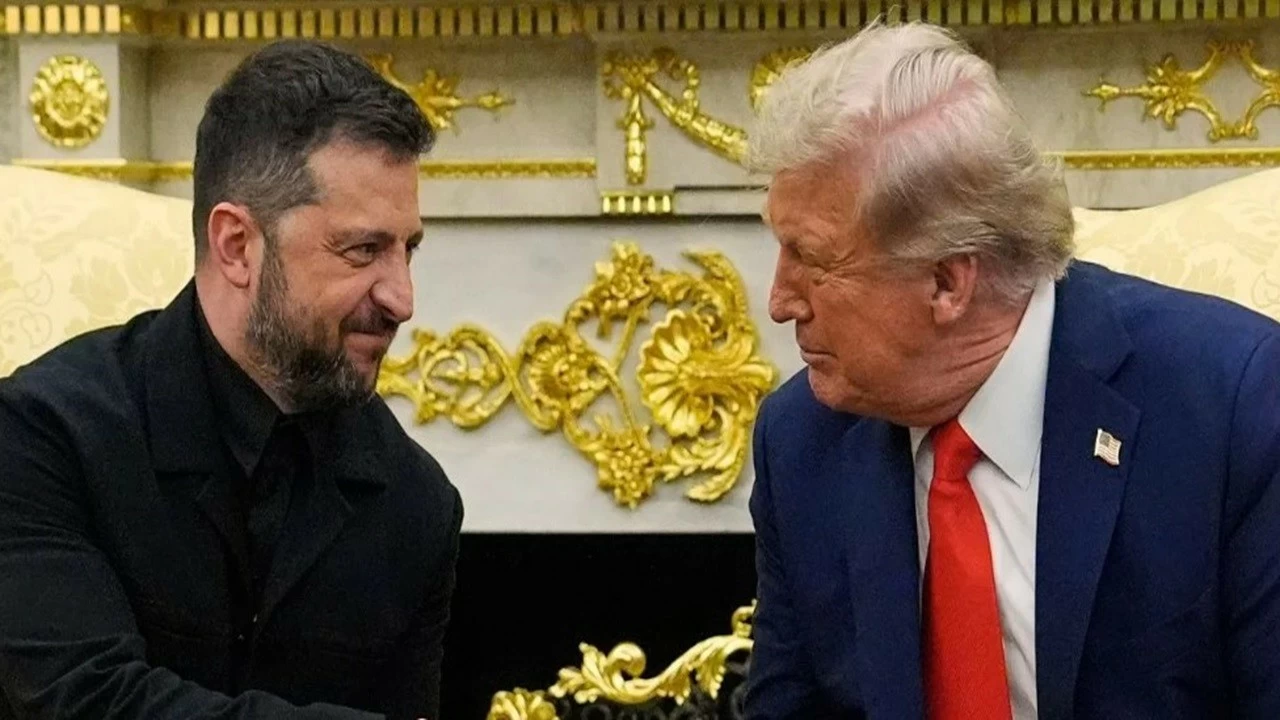 Trump and Zeleneskyy met for talks in Florida on Sunday.