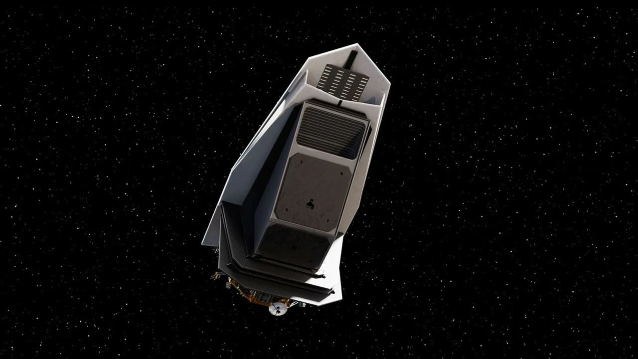 Illustration of the NEO Surveyor Spacecraft. 