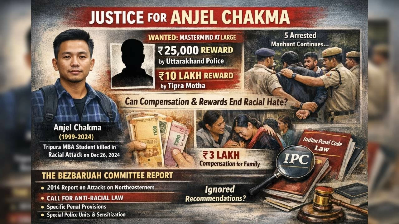 Anjel Chakma, a resident of Nandannagar in West Tripura, was pursuing his MBA in Dehradun.  (AI generated Image)