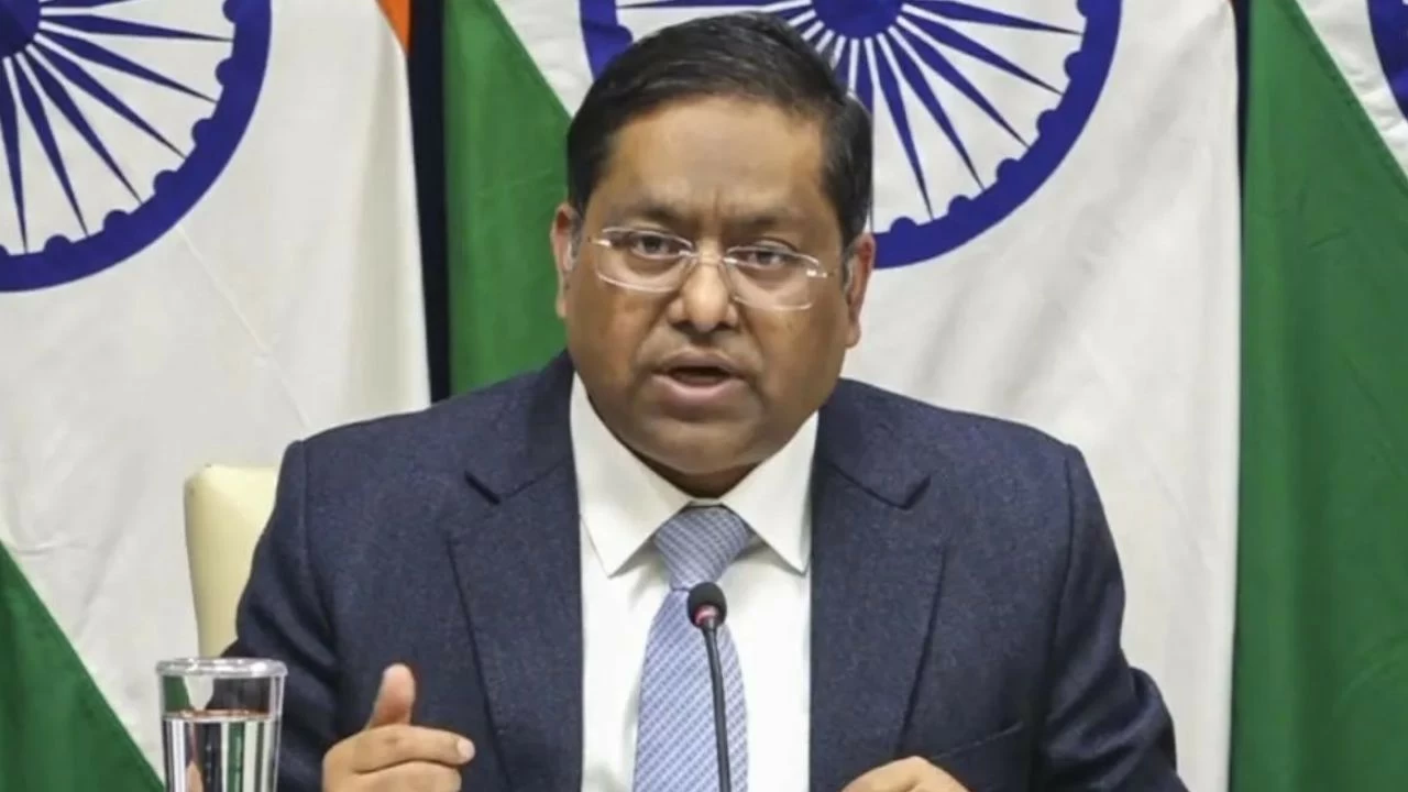 External Affairs Ministry spokesperson Randhir Jaiswal