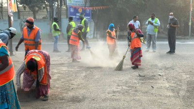GHMC launches mega sanitation drive for New Year 2026