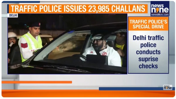 Delhi Police Intensify Traffic Checks Ahead of New Year