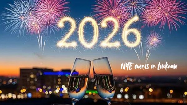 New Year 2026 in Lucknow: DJ nights, fireworks and budget-friendly events across the city (Picture credit: Pinterest and Book My Show)