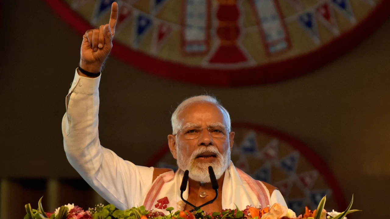 PM Modi referred to some reforms to highlight India's Reform Express. (Photo credit: Reuters)