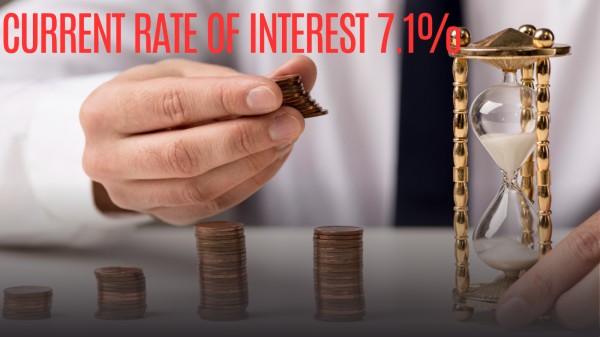 The interest rate in PPF has been maintained at 7.1% since April 2020.