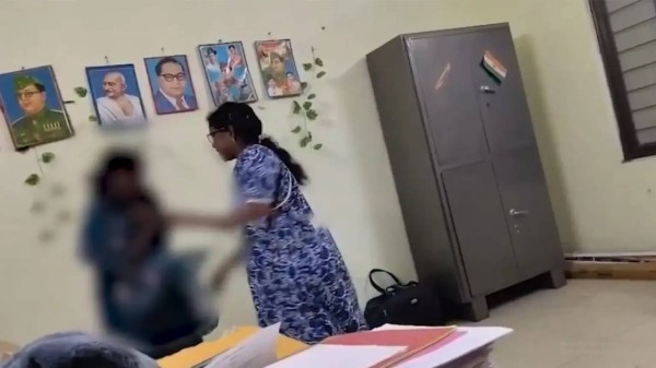 Telangana warden assaults student. 