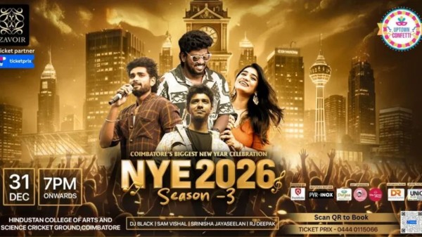 New Year 2026 parties in Tamil Nadu: Best venues with gala dinners, DJ nights and more 