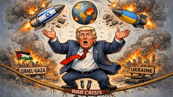 Intrusions by Donald Trump have been a common point in both the Israel-Hamas and Russia-Ukraine war, and it currently is peace plans backed by him that look like the best bet to bring about some calm.