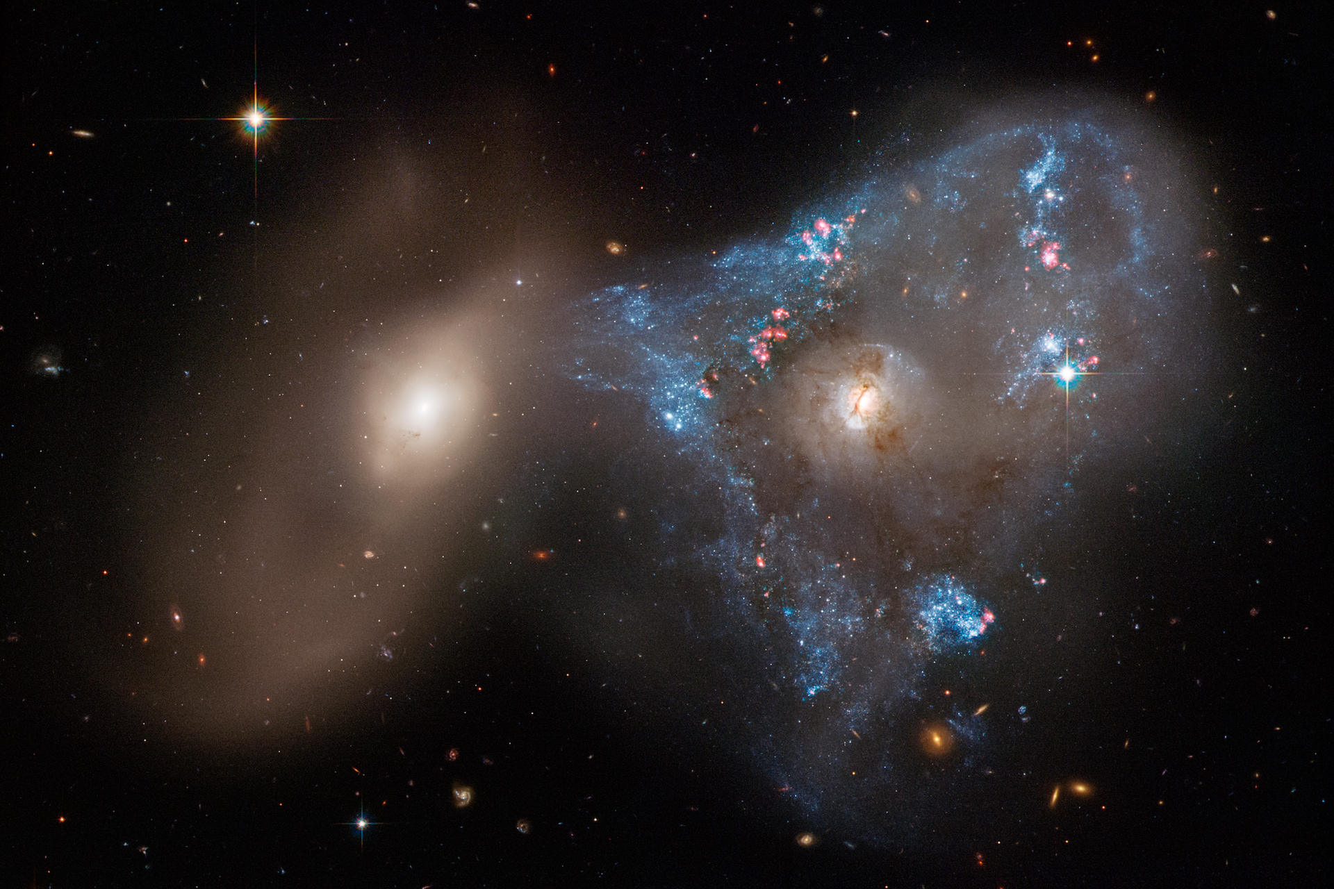 Colliding Galaxies fuel rapid black hole growth