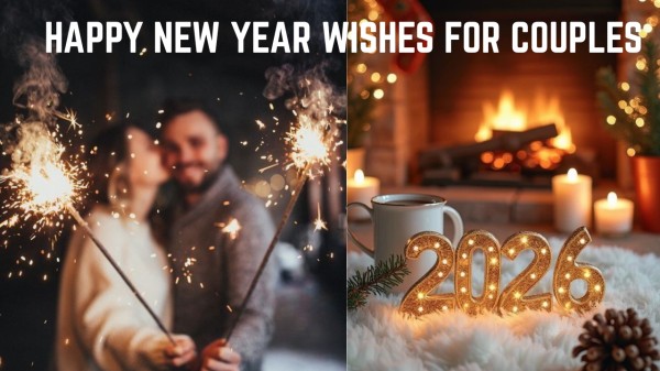 Happy New Year 2026 wishes, messages, images, and video status for couples and lovers that feel truly romantic