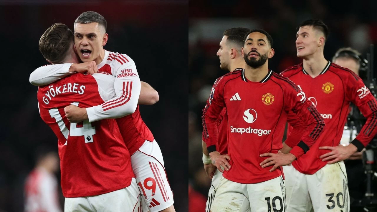 Arsenal beat Aston Villa, and Man United played a draw against Wolves at Old Trafford.