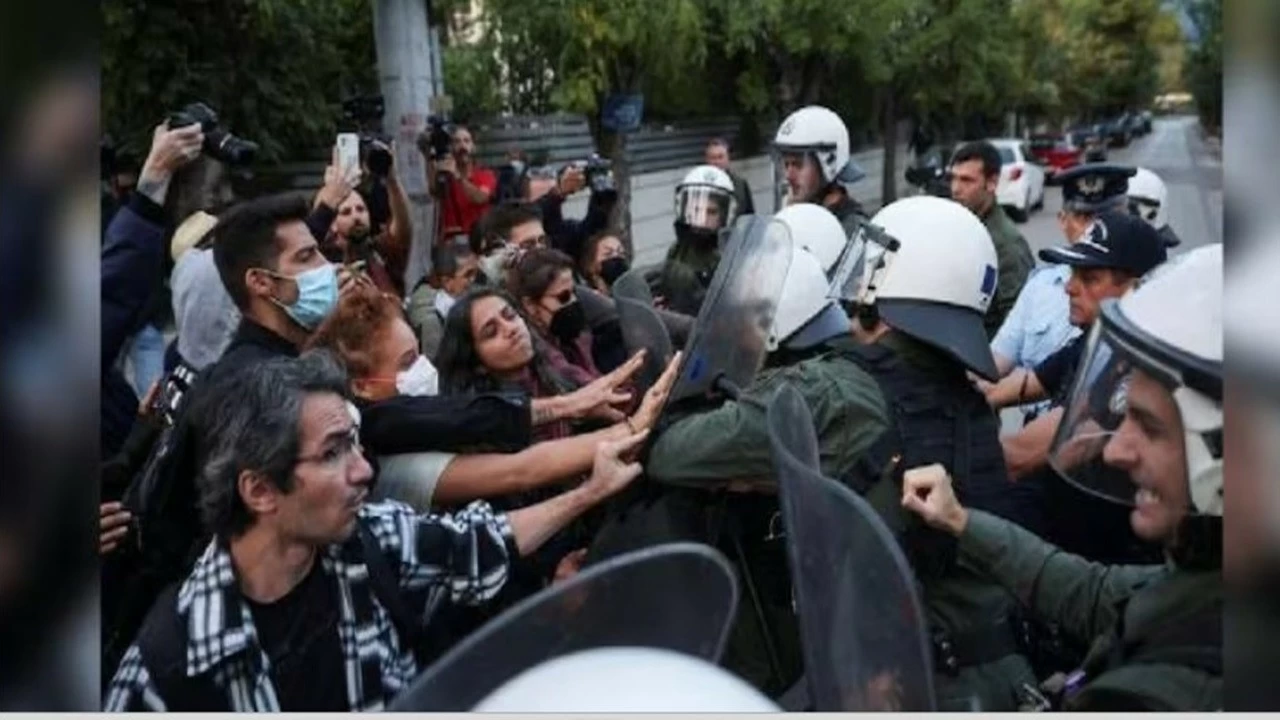 . A number of protesters have been taken in custody in the country.