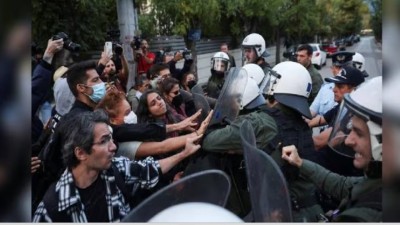 . A number of protesters have been taken in custody in the country.