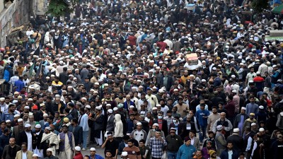  S Jaishankar also attended Zia's final journey in Dhaka, representing India.