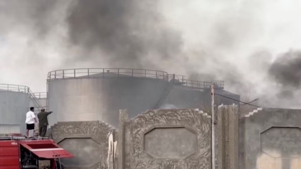 Smoke rising in the aftermath of a Saudi-led coalition airstrike. (Reuters)