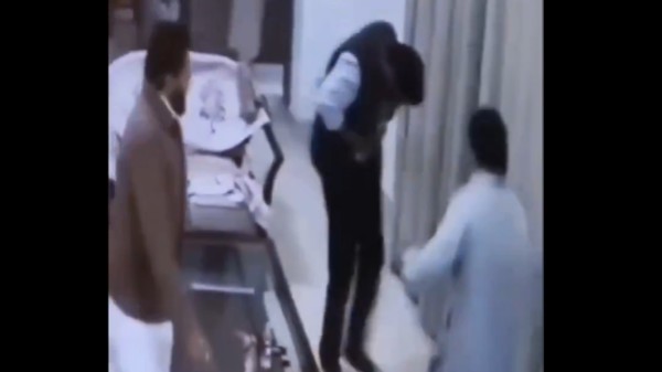 The man died when a pistol tucked in his waist accidentally went off. (Screengrab: X)