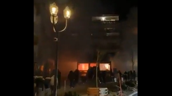  Police said more than 100 people were inside the bar when the explosion occurred. (Screengrab: X)