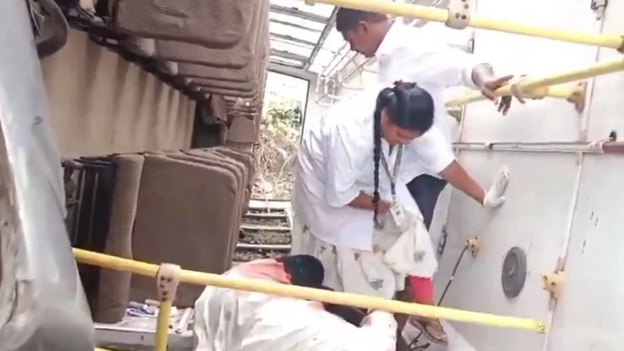 A female student injured in bus accident in Bhadradri Kothagudem. 