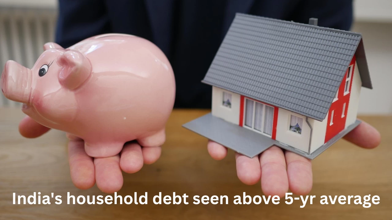 India's household debt seen above 5-yr average