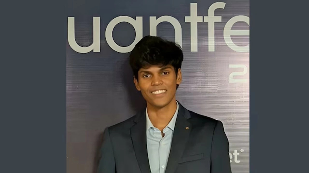 IIT Hyderabad student Edward Nathan Varghese