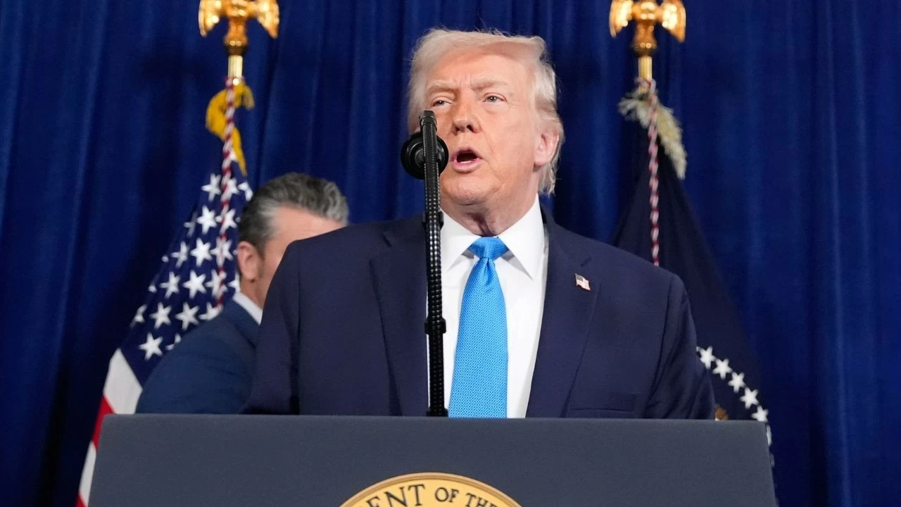 “We are going to run the country until such time that we can do a safe, proper and judicious transition,” Trump said.