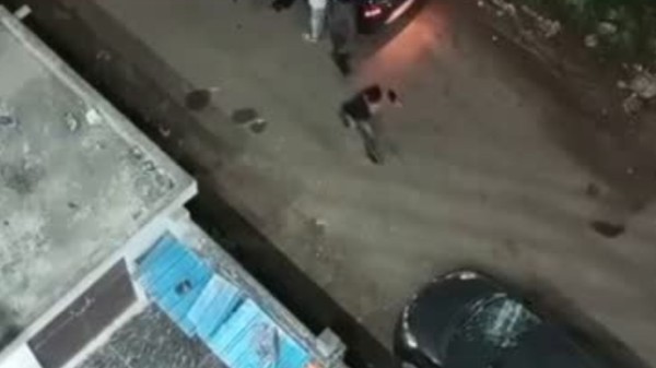 A video captures four men vandalising a vehicle near girls' hostel in Greater Noida