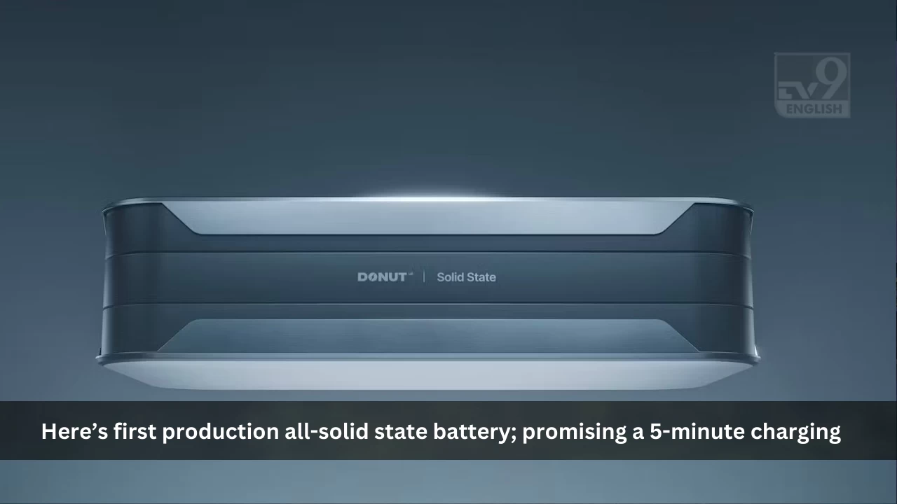 Here’s first production all-solid state battery; promising a 5-minute charging