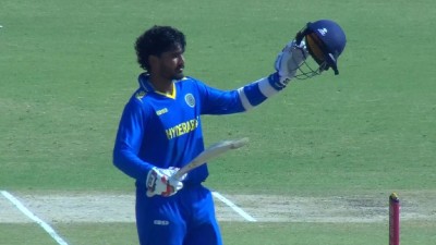 Hyderabad batter Aman Rao scored a double ton against Bengal in Vijay Hazare Trophy 2025-26